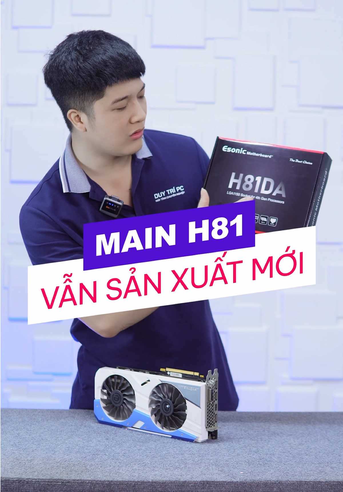 Mainboard Esonic H81DA mới 100% có khe M.2 NVMe cực ngon giá rẻ